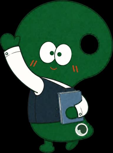 オフィスワークの格好をしたサキタマ