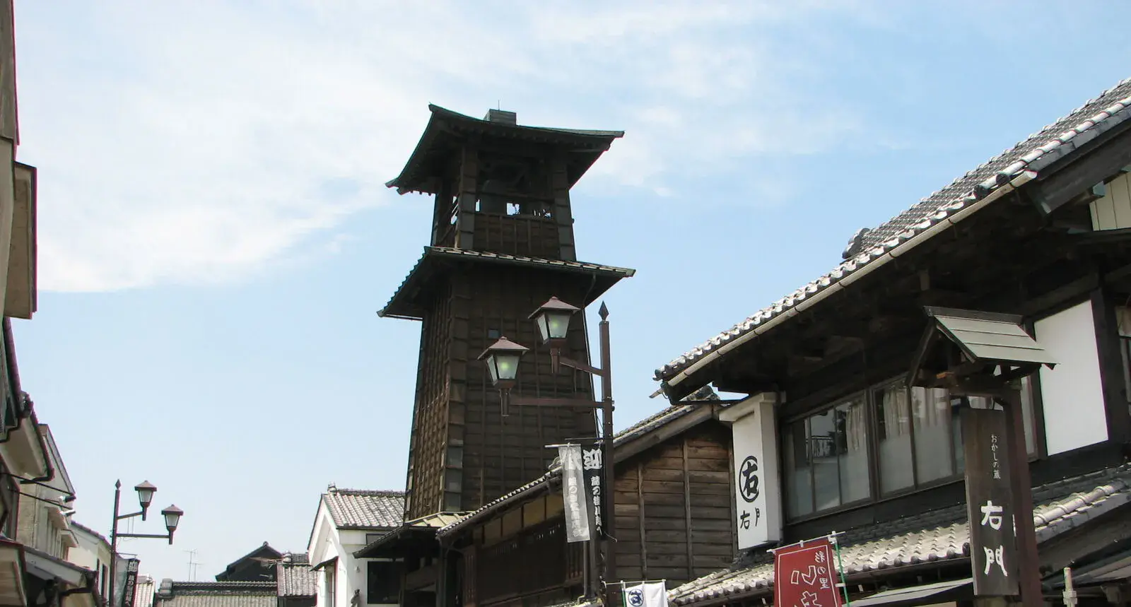 川越市・時の鐘とかねつき通り — 埼玉県を代表する歴史的な街並み